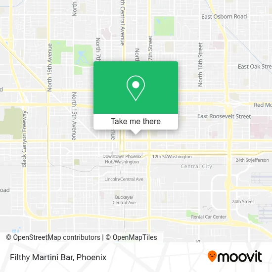Filthy Martini Bar map