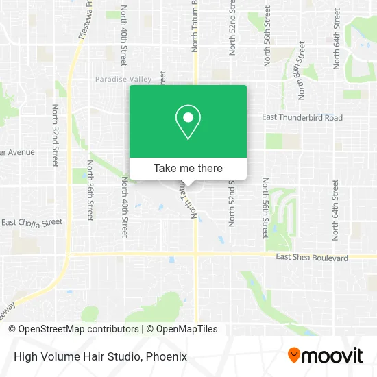 High Volume Hair Studio map