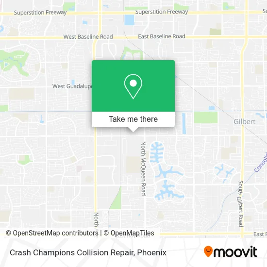 Crash Champions Collision Repair map