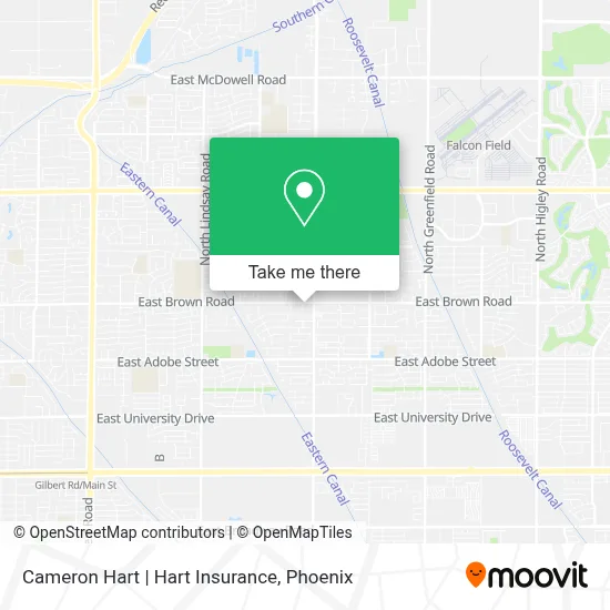 Cameron Hart | Hart Insurance map