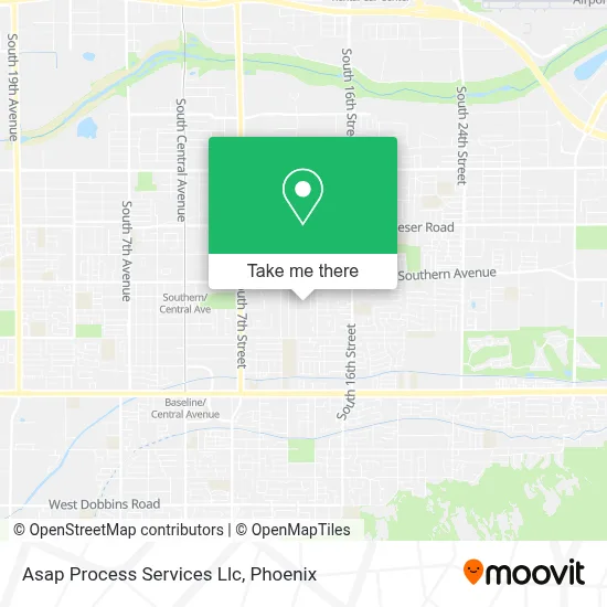 Asap Process Services Llc map