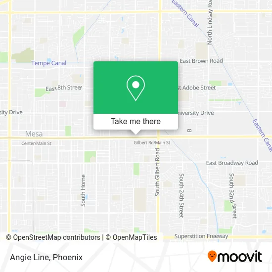 Angie Line map