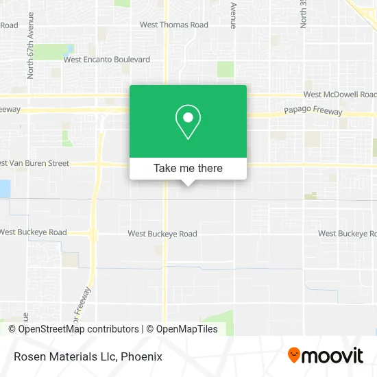 Rosen Materials Llc map