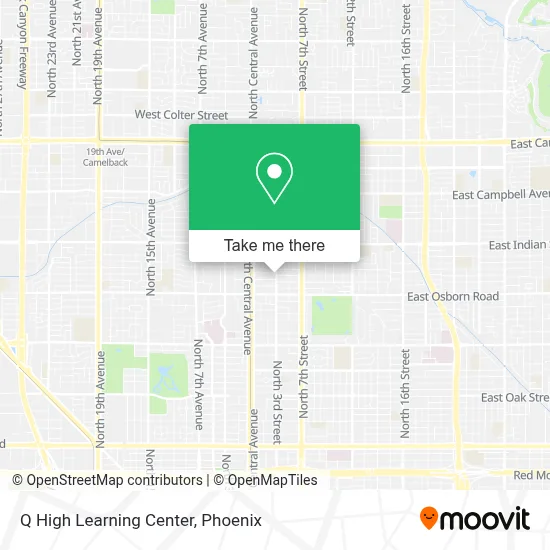 Q High Learning Center map