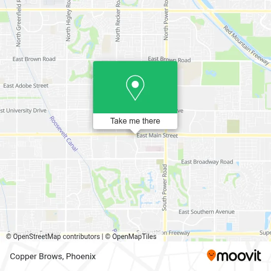Copper Brows map