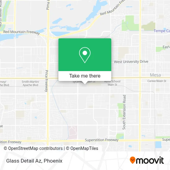 Glass Detail Az map