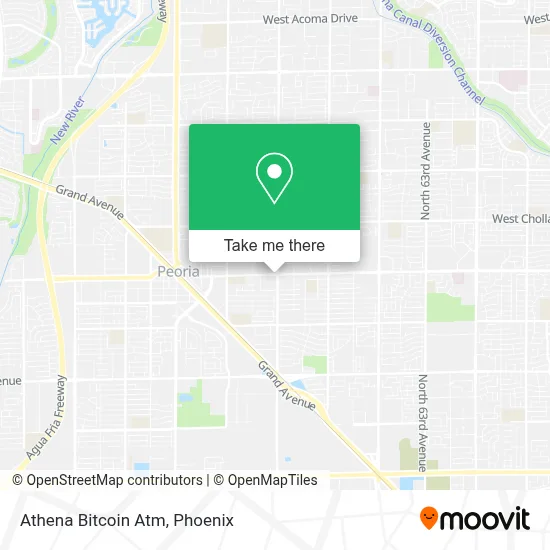 Athena Bitcoin Atm map
