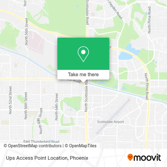 Ups Access Point Location map
