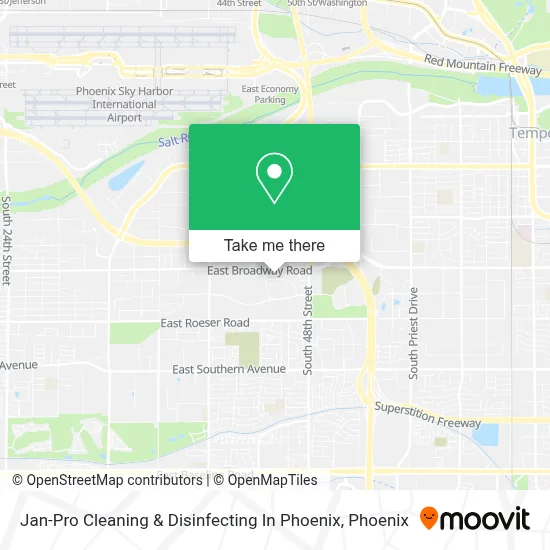 Jan-Pro Cleaning & Disinfecting In Phoenix map