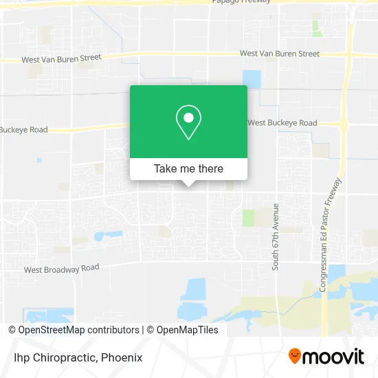 Ihp Chiropractic map