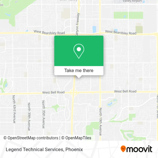 Legend Technical Services map