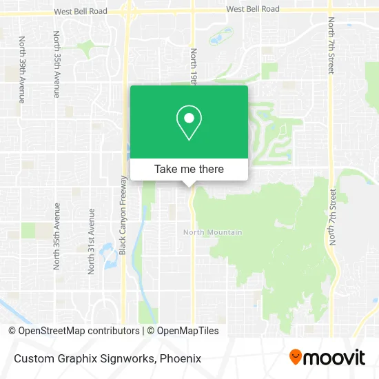 Custom Graphix Signworks map