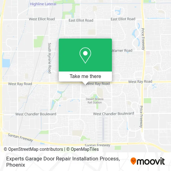 Experts Garage Door Repair Installation Process map