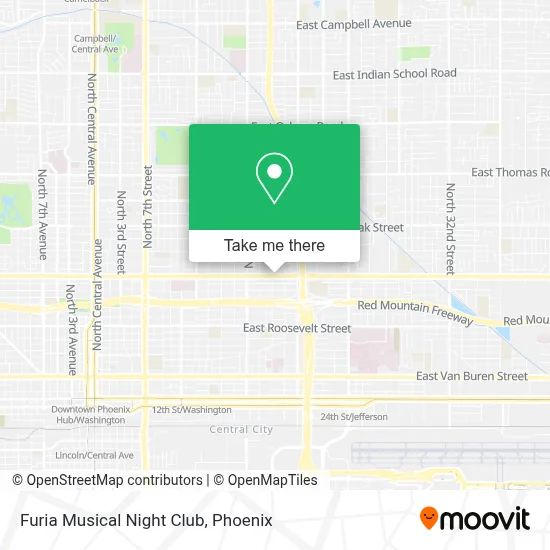 Furia Musical Night Club map