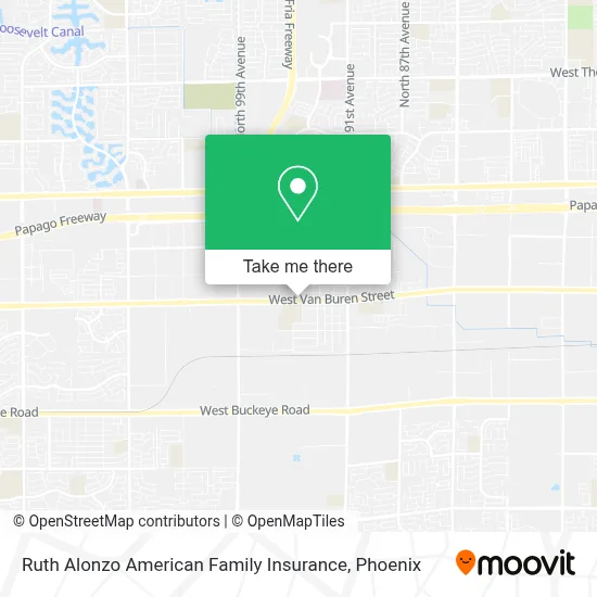 Ruth Alonzo American Family Insurance map