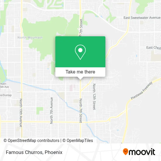 Famous Churros map