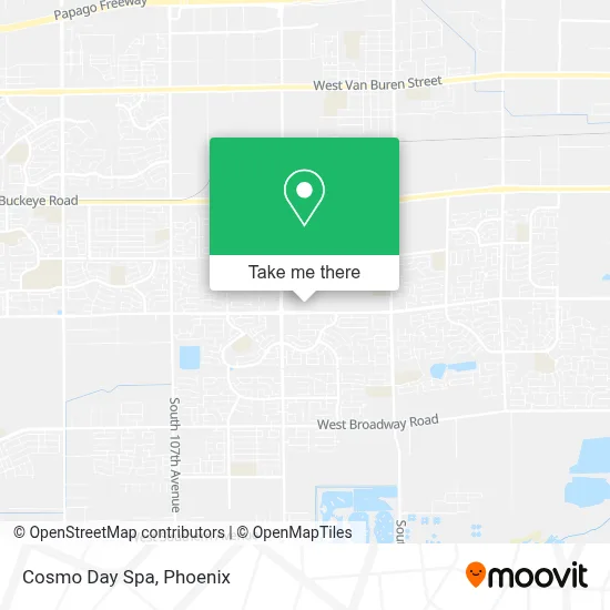 Cosmo Day Spa map