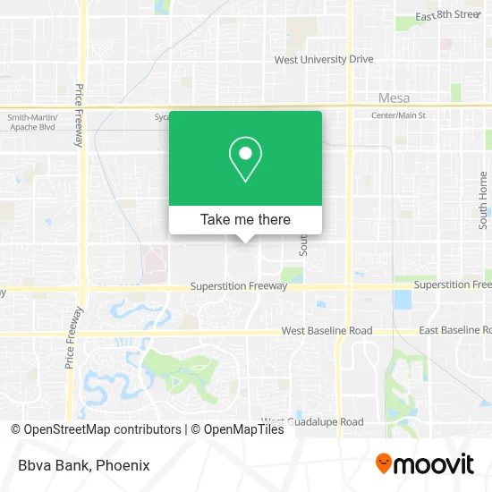 Bbva Bank map