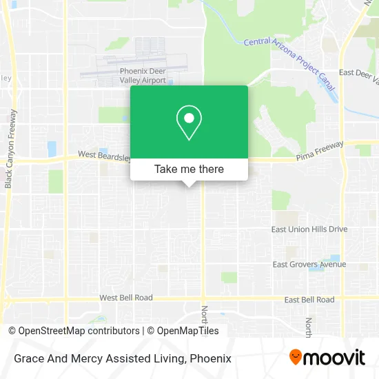 Grace And Mercy Assisted Living map