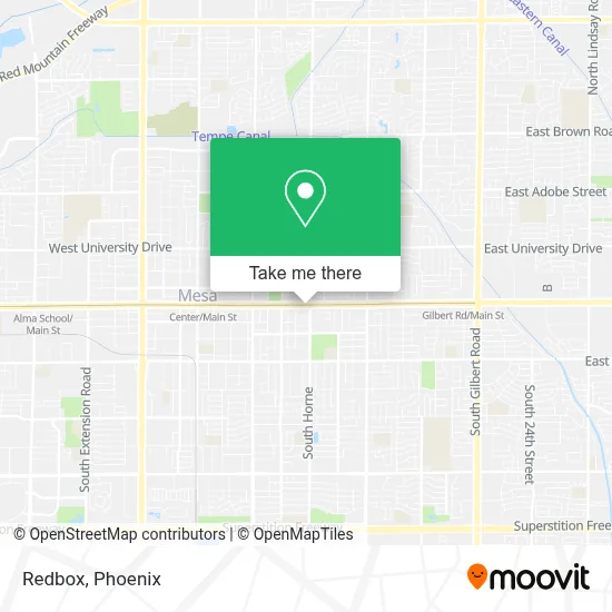 Redbox map
