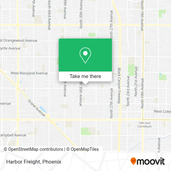 Harbor Freight map