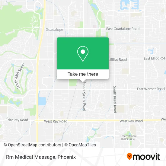 Rm Medical Massage map
