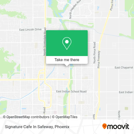 Signature Cafe In Safeway map