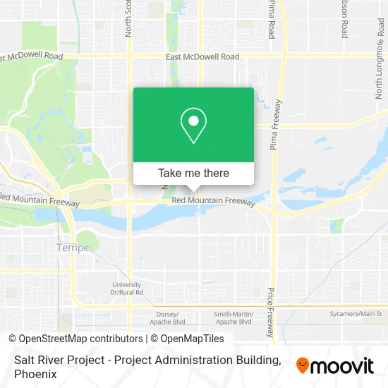 Salt River Project - Project Administration Building map