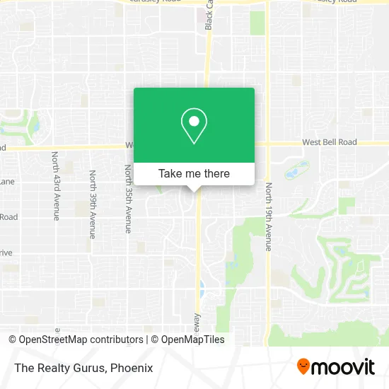 The Realty Gurus map