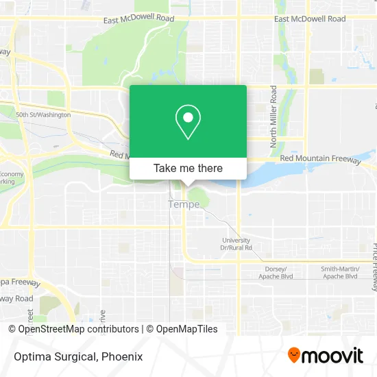 Optima Surgical map