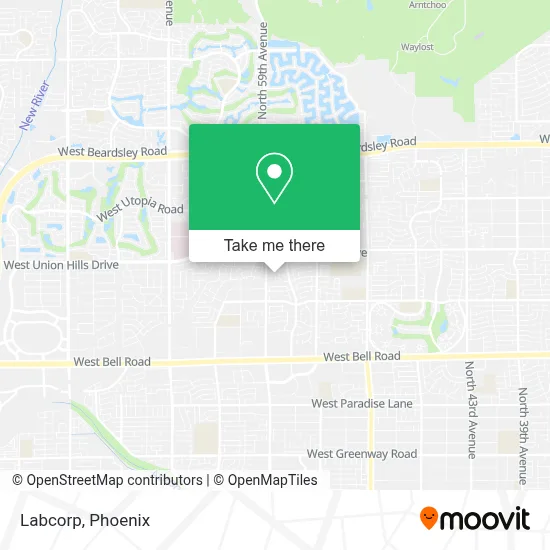 Labcorp map