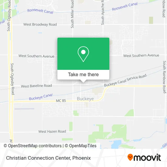 Christian Connection Center map