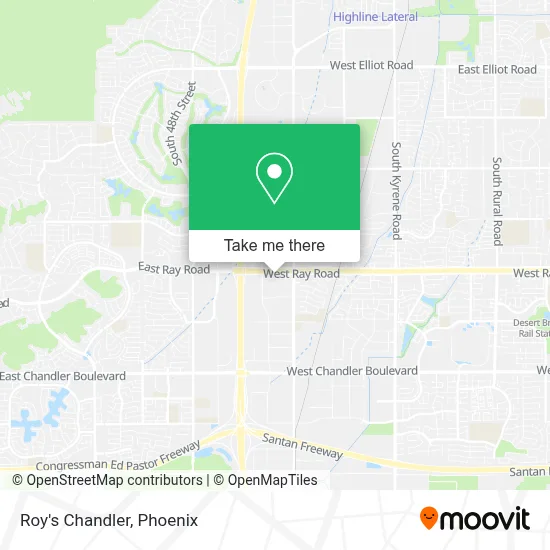 Roy's Chandler map