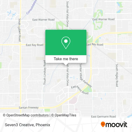 Seven3 Creative map