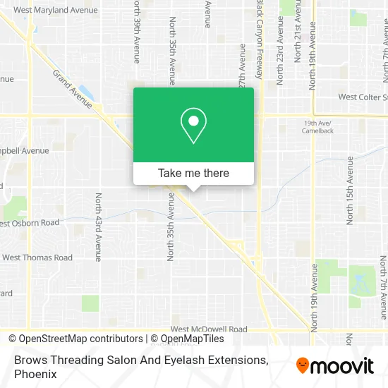 Brows Threading Salon And Eyelash Extensions map