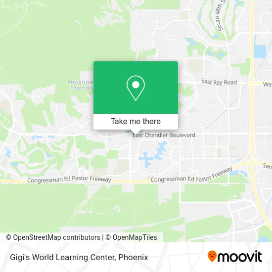 Gigi's World Learning Center map