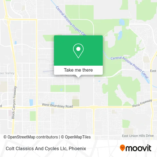 Colt Classics And Cycles Llc map
