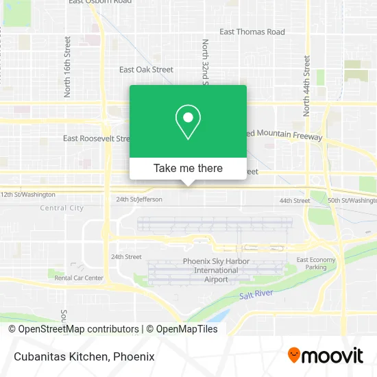 Cubanitas Kitchen map