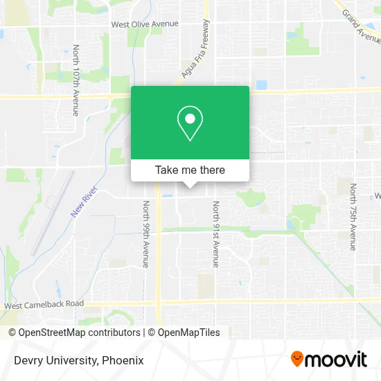 Devry University map