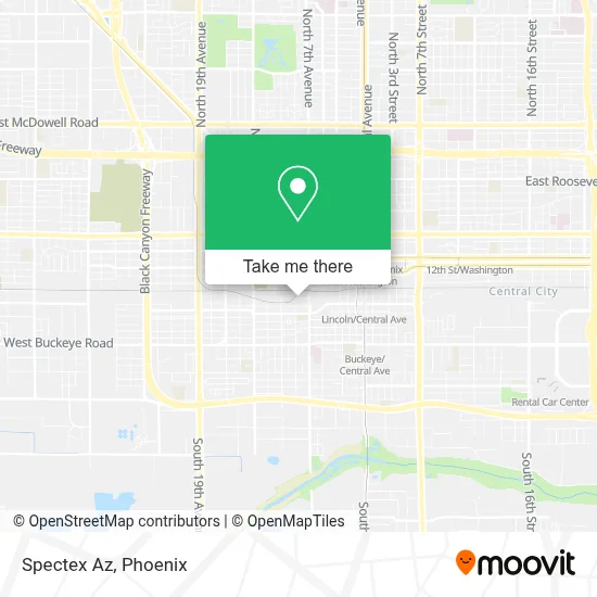 Spectex Az map