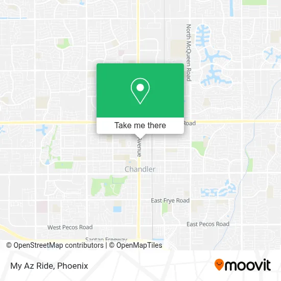 My Az Ride map