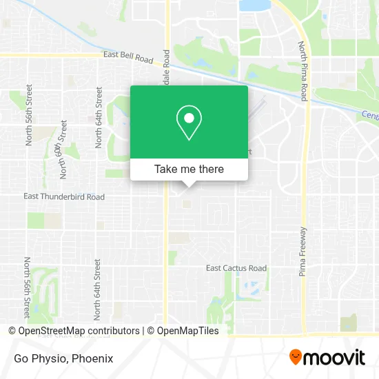 Go Physio map