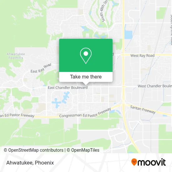 Ahwatukee map