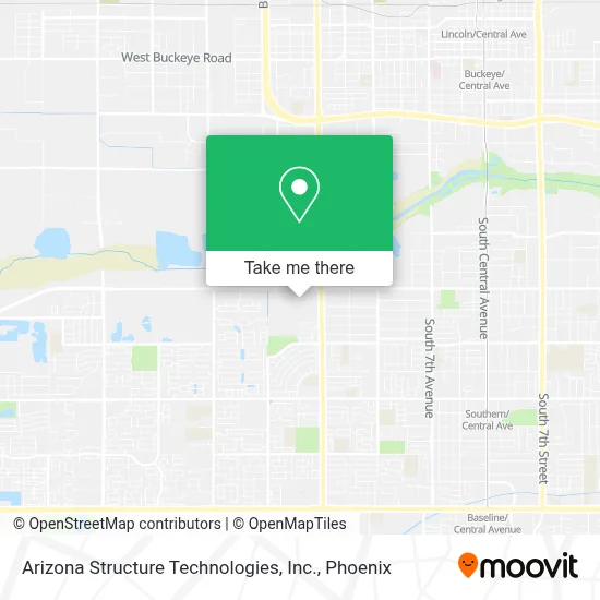 Arizona Structure Technologies, Inc. map