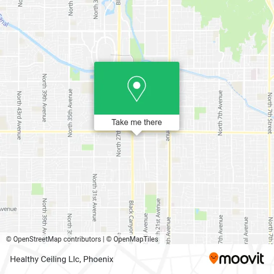 Healthy Ceiling Llc map