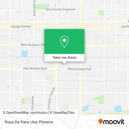Ropa De Paca Usa map