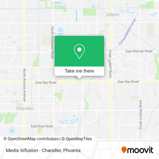 Medix Infusion - Chandler map