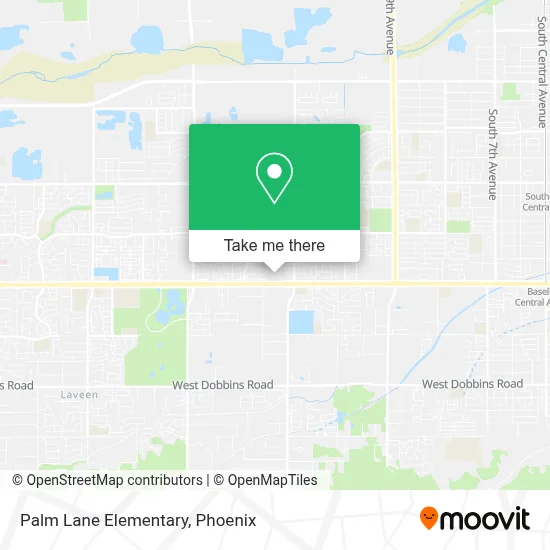 Palm Lane Elementary map