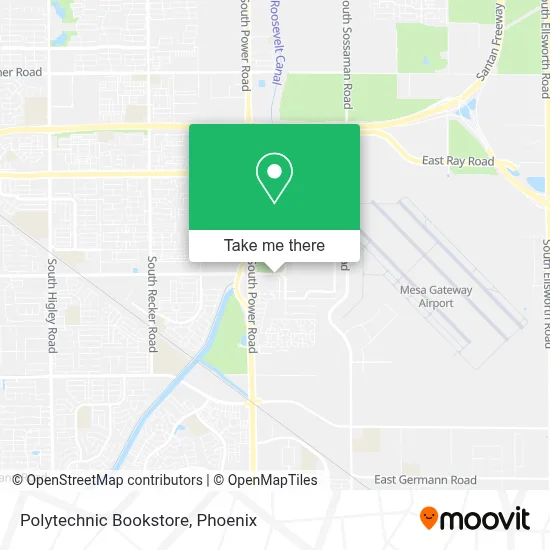Polytechnic Bookstore map