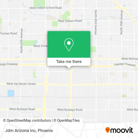 Jdm Arizona Inc map